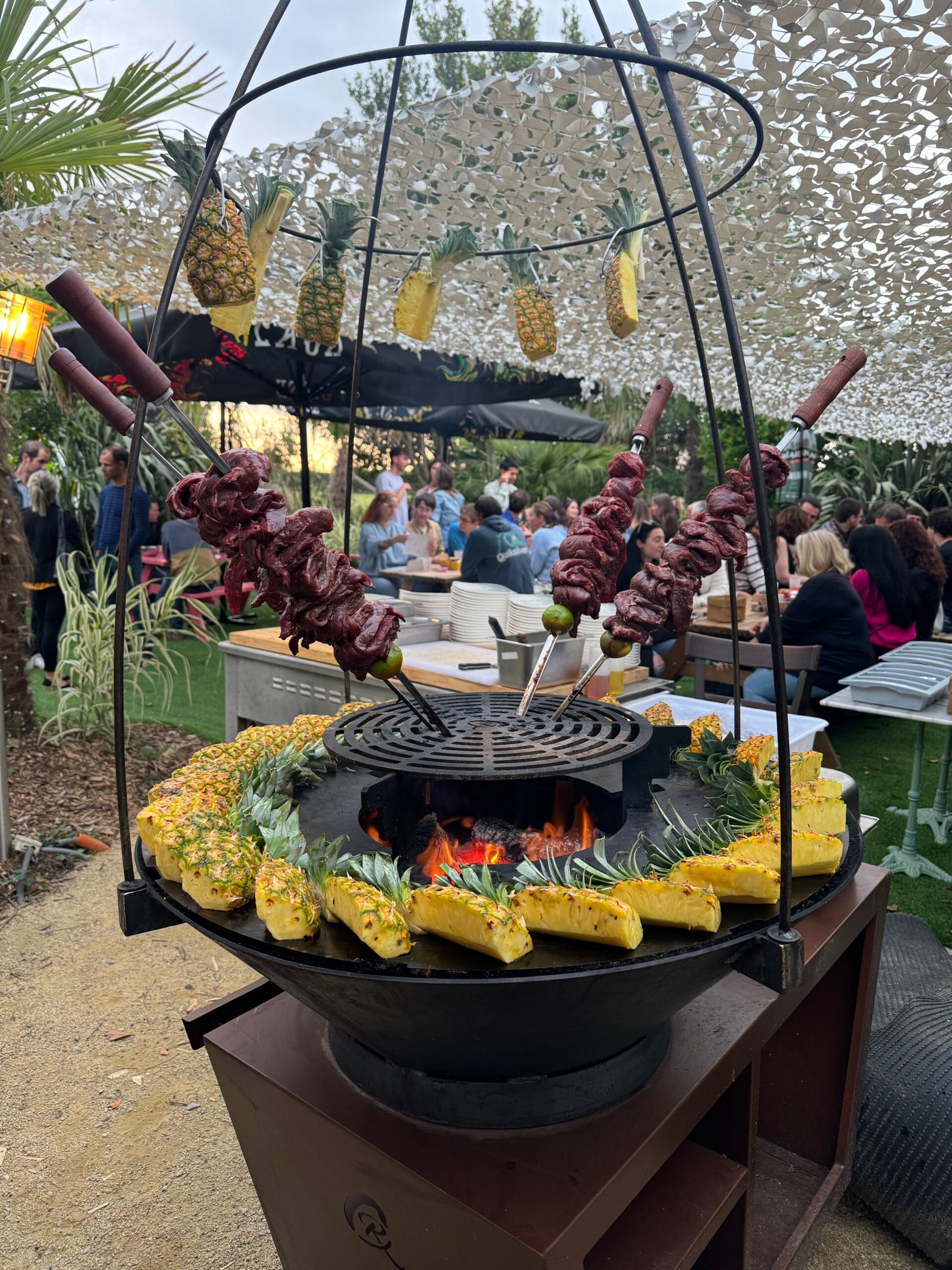 Viande grillée feu de bois restaurant asado Pornic Le Selva