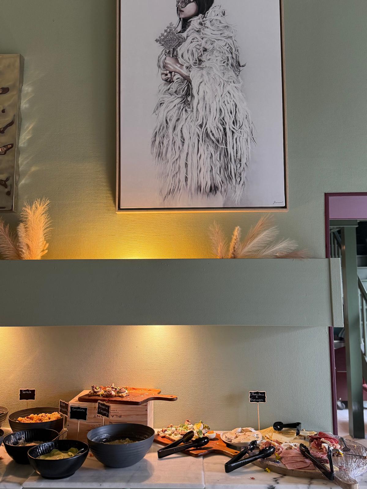 Buffet et décoration artistique restaurant grill Pornic Le Selva